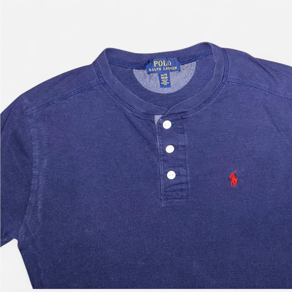 Polo Ralph Lauren Blue Henley Shirt